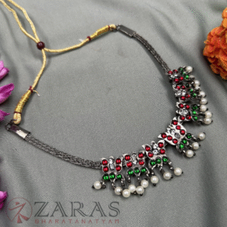 Bharatanatyam kemp Necklace
