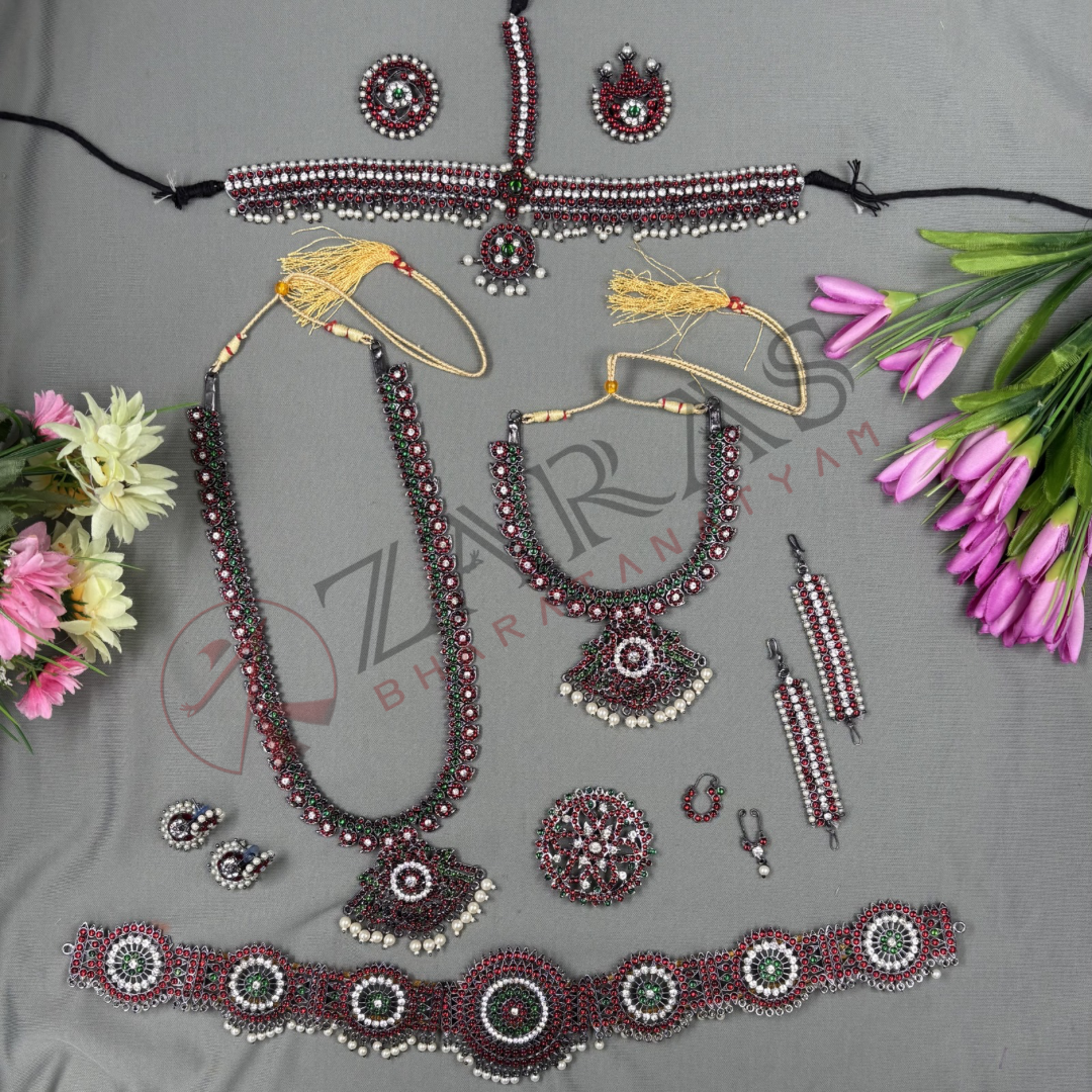Bharatanatyam Dance Jewellery Kemp Set
