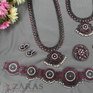 Bharatanatyam Dance Jewellery Kemp Set