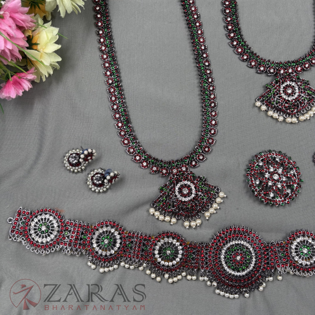 Bharatanatyam Dance Jewellery Kemp Set