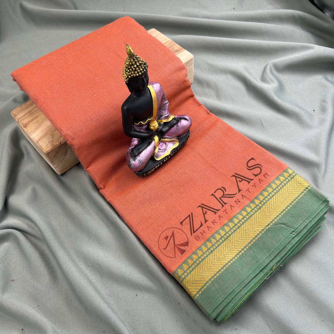 Bharatanatyam Dance Practice saree