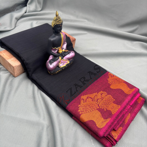 Lightweight Bharatanatyam saree for rehearsal, Traditional Bharatanatyam saree.