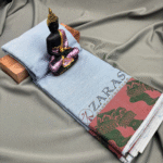 Lightweight Bharatanatyam saree for rehearsal, Traditional Bharatanatyam saree.