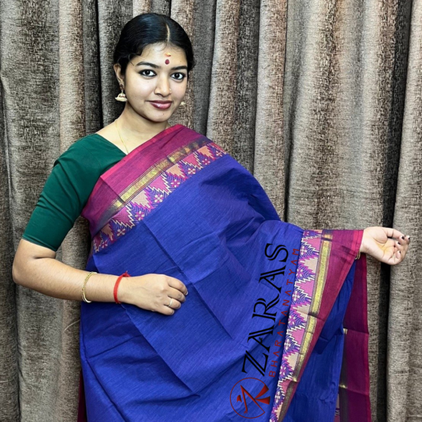 Traditional Bharatanatyam saree, Comfortable Bharatanatyam saree.