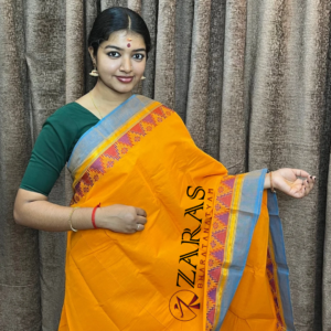 Traditional Bharatanatyam saree, Comfortable Bharatanatyam saree.