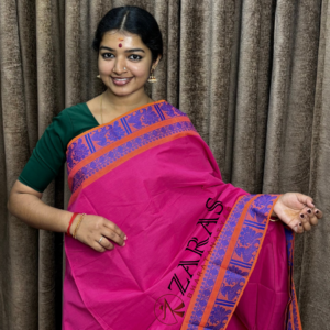 Lightweight Bharatanatyam saree for rehearsal, Traditional Bharatanatyam saree.