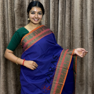 Lightweight Bharatanatyam saree for rehearsal, Traditional Bharatanatyam saree.