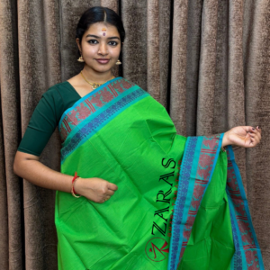 Lightweight Bharatanatyam saree for rehearsal, Traditional Bharatanatyam saree.