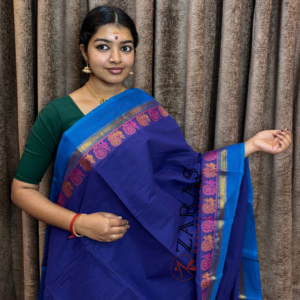 Lightweight Bharatanatyam saree for rehearsal, Traditional Bharatanatyam saree.