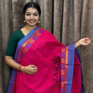 Lightweight Bharatanatyam saree for rehearsal, Traditional Bharatanatyam saree.