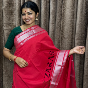 Lightweight Bharatanatyam saree for rehearsal, Traditional Bharatanatyam saree.