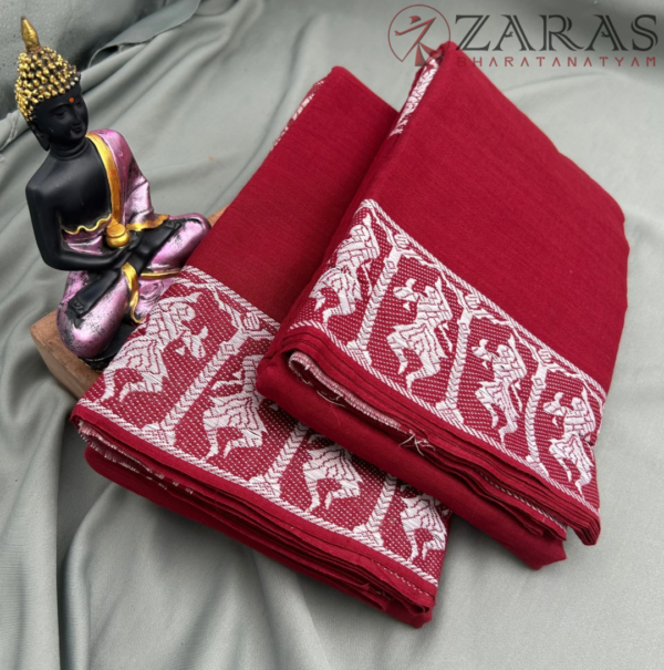 Bharatanatyam Dance Practice saree