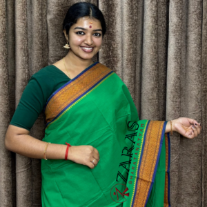 Traditional Bharatanatyam saree, Comfortable Bharatanatyam saree.