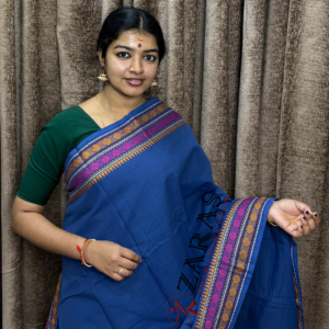 Lightweight Bharatanatyam saree for rehearsal, Traditional Bharatanatyam saree.