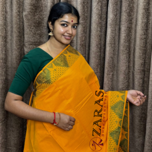 Lightweight Bharatanatyam saree for rehearsal, Traditional Bharatanatyam saree.