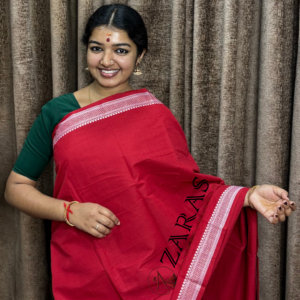 Lightweight Bharatanatyam saree for rehearsal, Traditional Bharatanatyam saree.