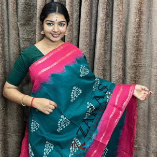 Bharatanatyam Dance Practice saree