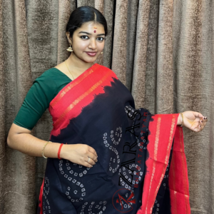 Bharatanatyam Dance Practice saree