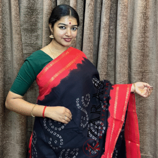 Bharatanatyam Dance Practice saree