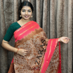 Bharatanatyam Dance Practice saree
