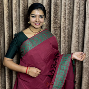 Bharatanatyam Dance Practice saree