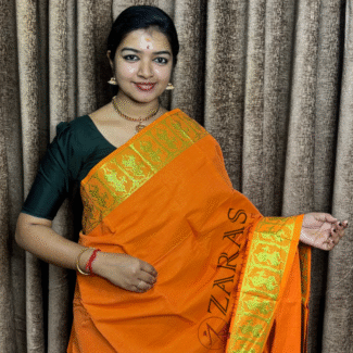 Bharatanatyam Dance Practice saree