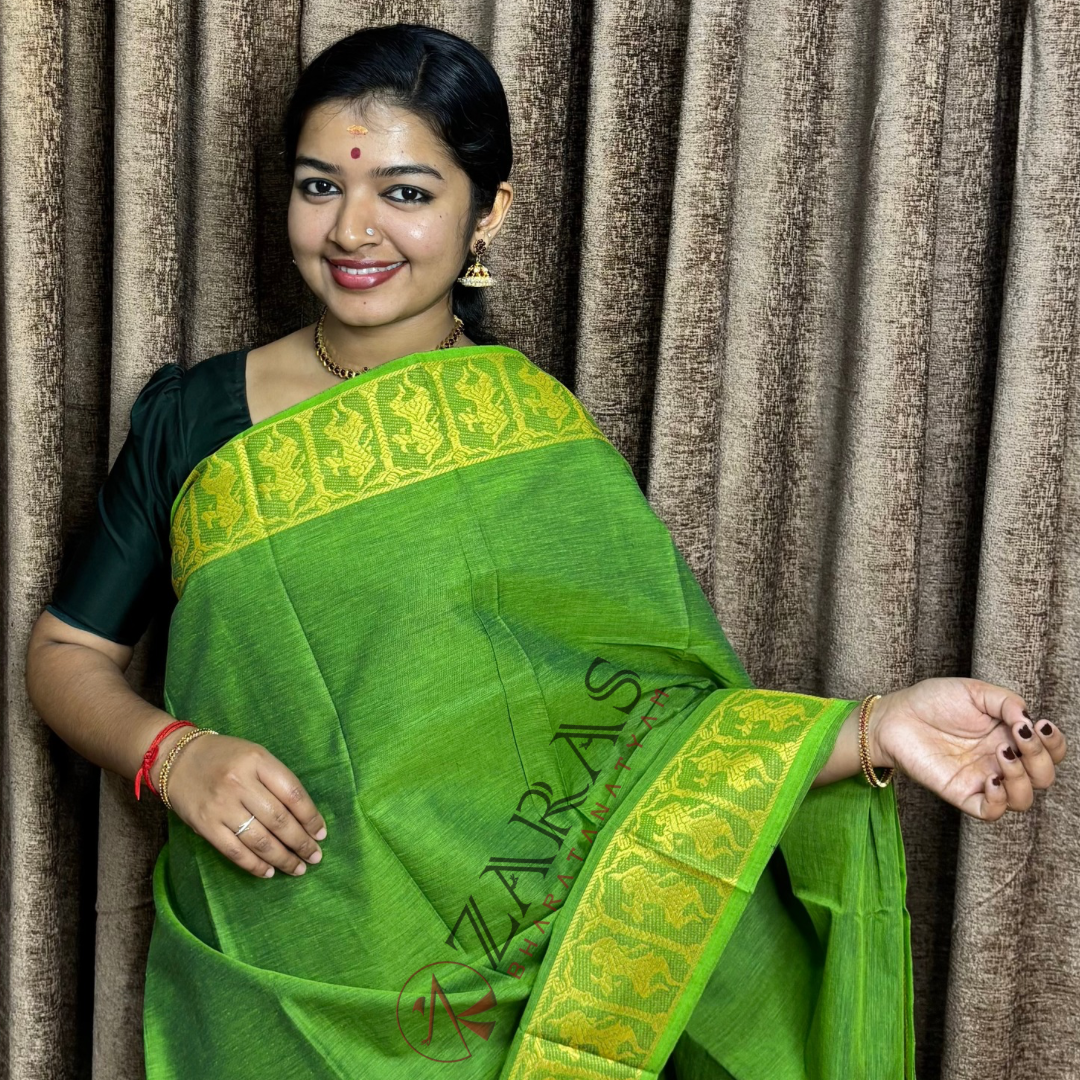 Bharatanatyam Dance Practice saree