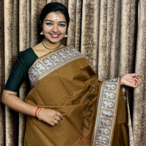 Bharatanatyam Dance Practice saree