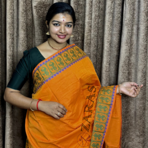 Bharatanatyam Dance Practice saree