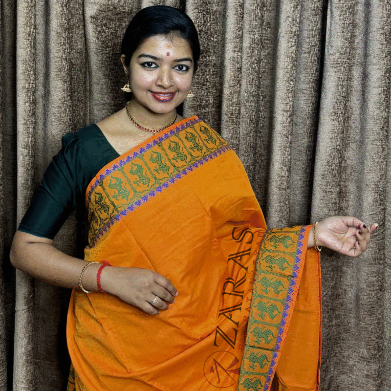 Bharatanatyam Dance Practice saree