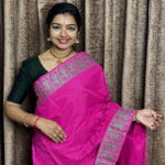 Bharatanatyam Dance Practice saree