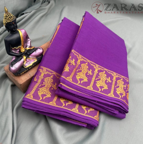 Bharatanatyam Dance Practice saree