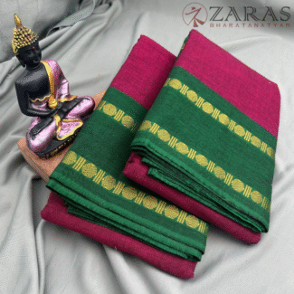 Bharatanatyam Dance Practice saree