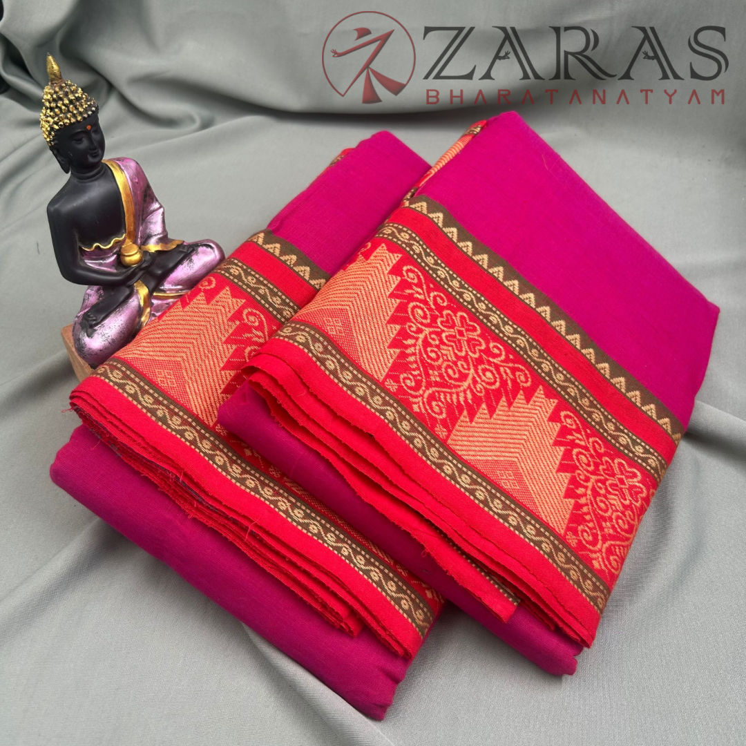 Bharatanatyam Dance Practice Saree