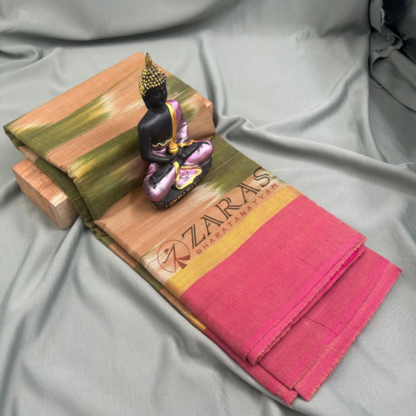 Bharatanatyam Dance Practice Saree