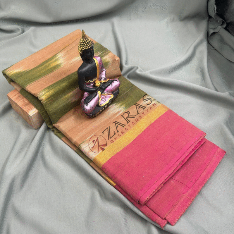 Bharatanatyam Dance Practice Saree