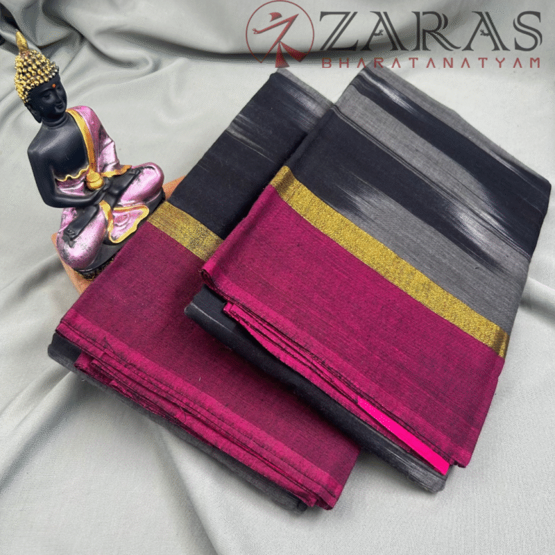 Bharatanatyam Dance Practice Saree