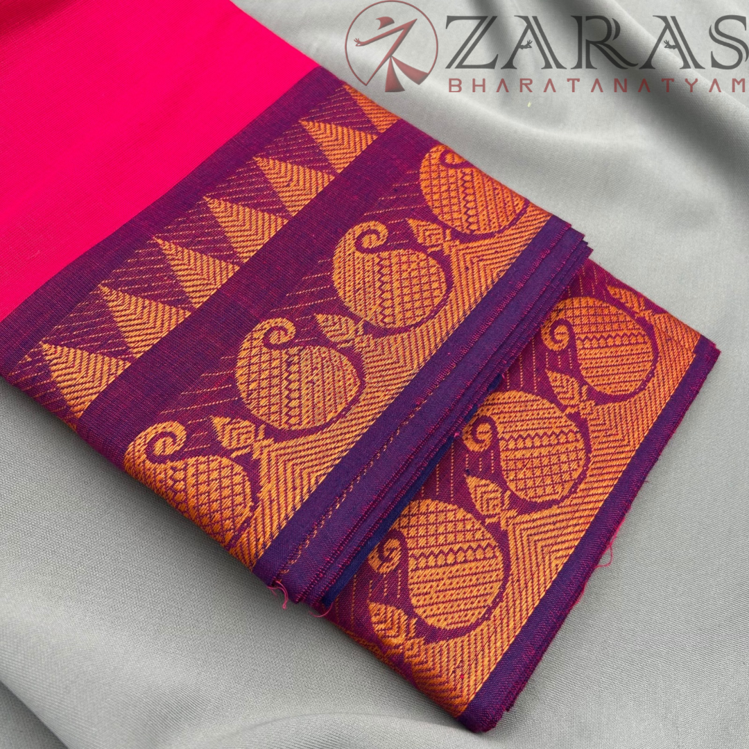 Bharatanatyam Dance Practice Saree