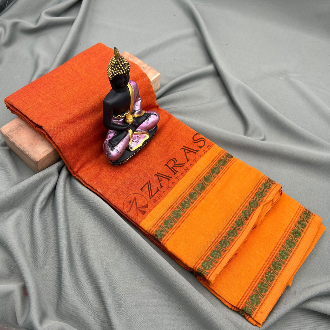 Bharatanatyam Dance Practice Saree