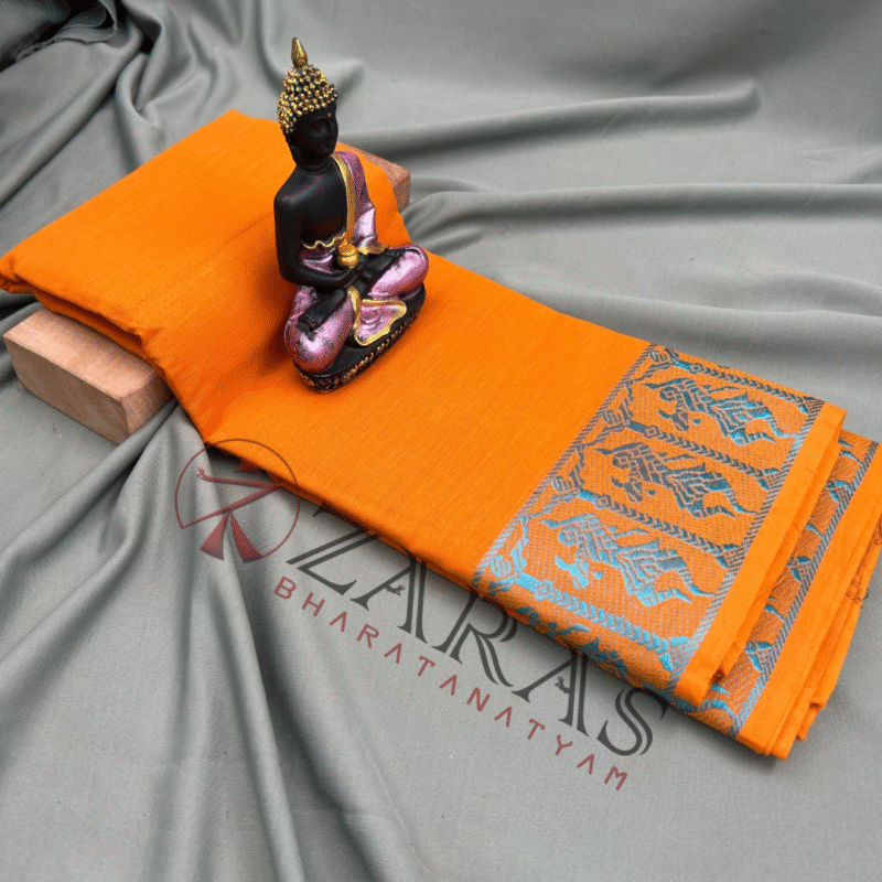 Bharatanatyam Dance Practice saree