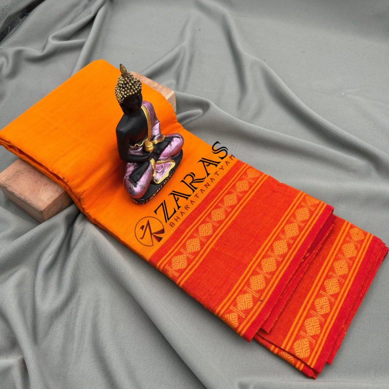 Bharatanatyam Dance Practice Saree
