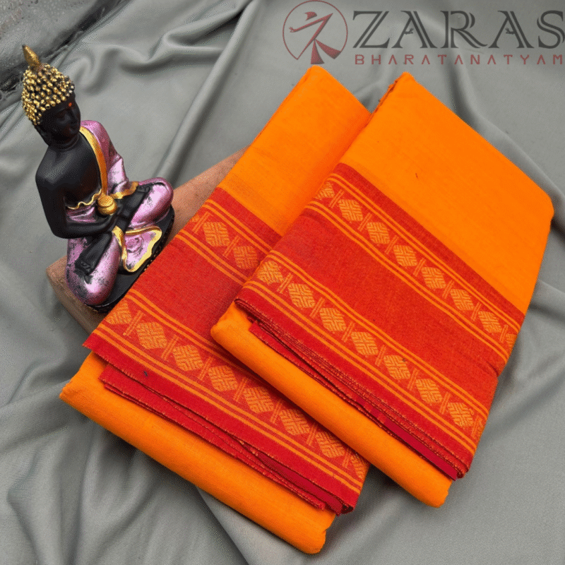 Bharatanatyam Dance Practice Saree