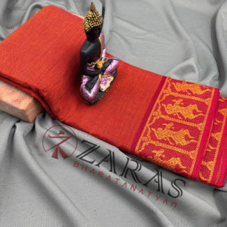 Bharatanatyam Dance Practice Saree
