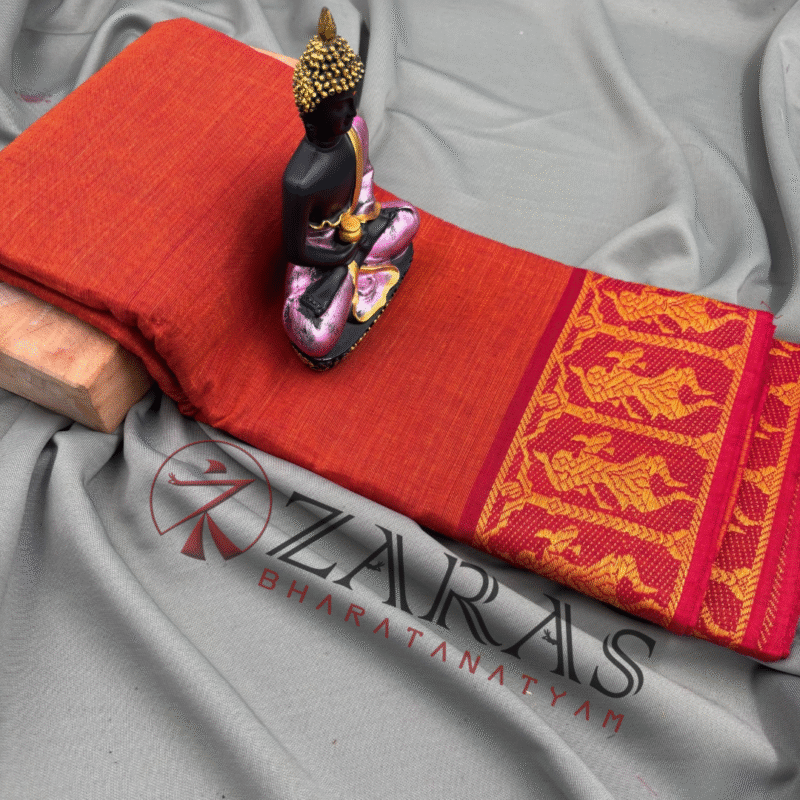 Bharatanatyam Dance Practice Saree
