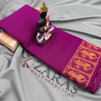 Bharatanatyam Dance Practice Saree