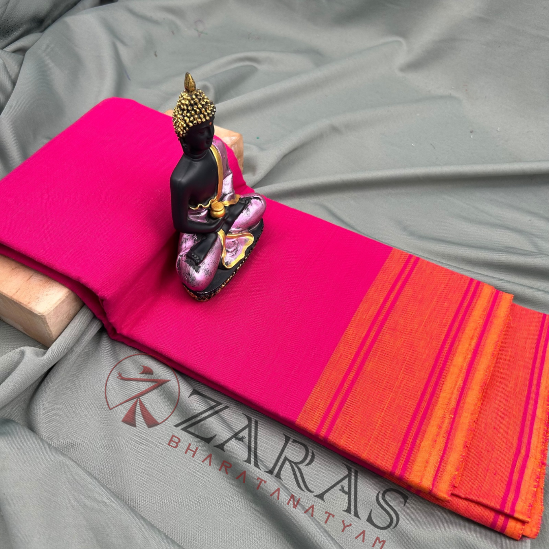 Bharatanatyam Dance Practice Saree