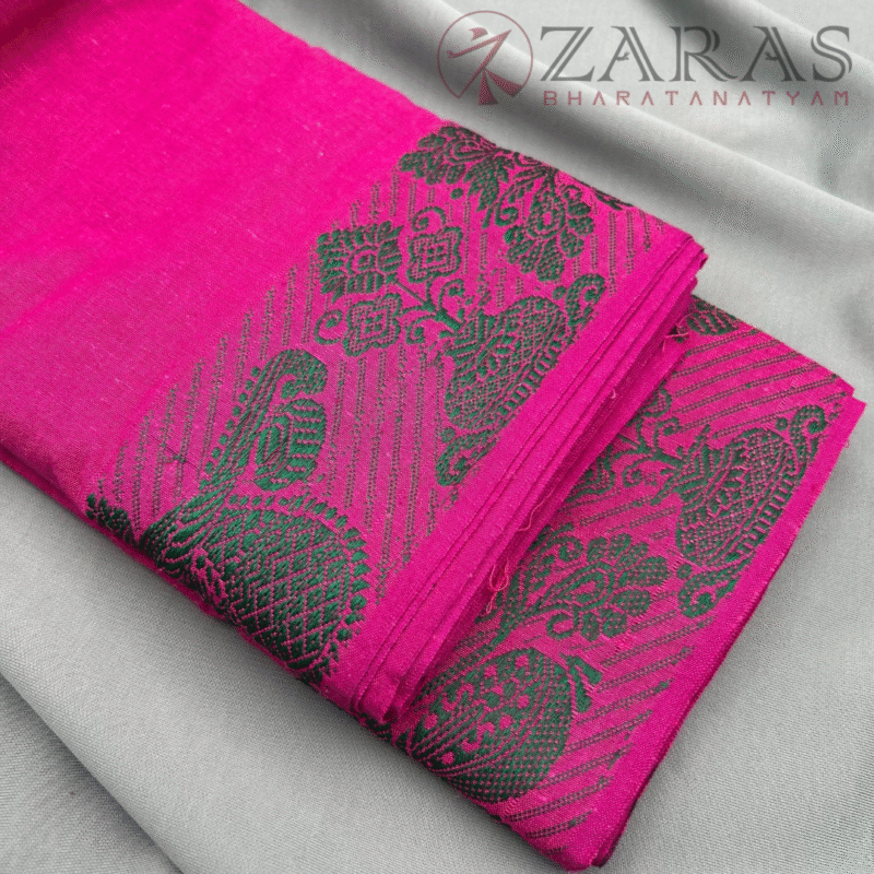 Bharatanatyam Dance Practice Saree