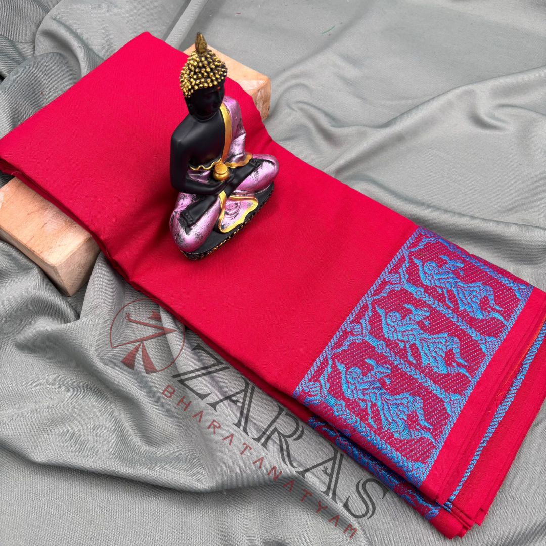Bharatanatyam Dance Practice Saree