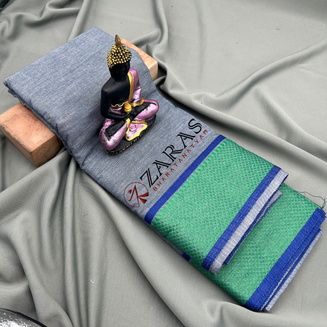 Bharatanatyam Dance Practice Saree