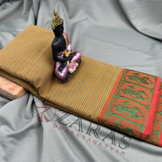 Bharatanatyam Dance Practice Saree